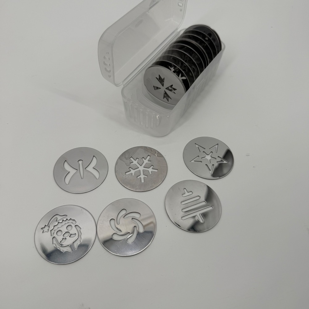 OXO Good Grips Cookie Press Replacement Disks Set of 18 with Storage Case